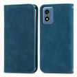 For Motorola Moto G Play 2024 Retro Skin Feel Magnetic Flip Leather Phone Case(Blue) - Motorola Cases by PMC Jewellery | Online Shopping South Africa | PMC Jewellery | Buy Now Pay Later Mobicred