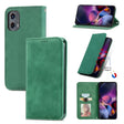 For Motorola Moto G Stylus 5G 2024 Retro Skin Feel Magnetic Flip Leather Phone Case(Green) - Motorola Cases by PMC Jewellery | Online Shopping South Africa | PMC Jewellery | Buy Now Pay Later Mobicred