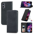For Motorola Moto G Stylus 5G 2024 Retro Skin Feel Magnetic Flip Leather Phone Case(Black) - Motorola Cases by PMC Jewellery | Online Shopping South Africa | PMC Jewellery | Buy Now Pay Later Mobicred