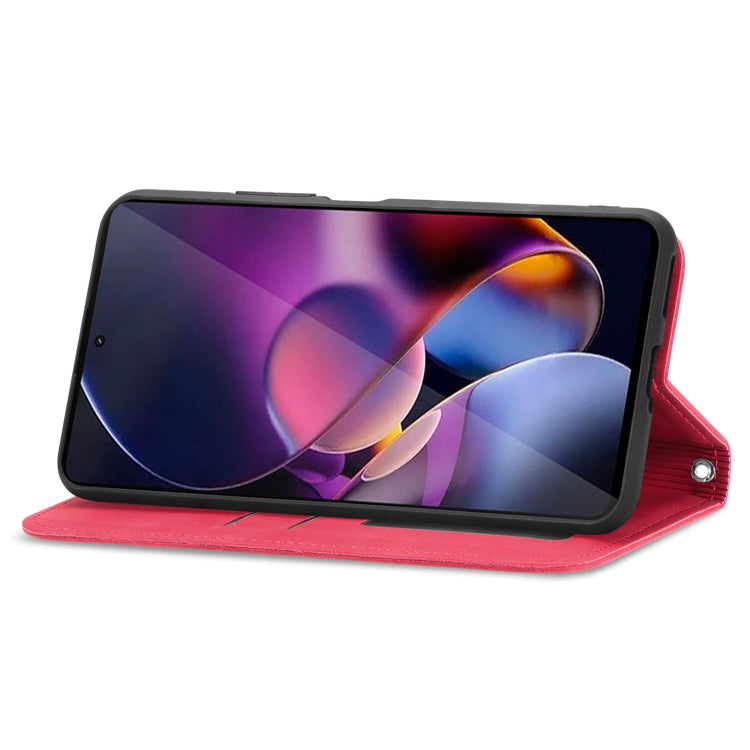 For Motorola Moto G Stylus 5G 2024 Retro Skin Feel Magnetic Flip Leather Phone Case(Red) - Motorola Cases by PMC Jewellery | Online Shopping South Africa | PMC Jewellery | Buy Now Pay Later Mobicred