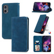 For Motorola Moto G Stylus 5G 2024 Retro Skin Feel Magnetic Flip Leather Phone Case(Blue) - Motorola Cases by PMC Jewellery | Online Shopping South Africa | PMC Jewellery | Buy Now Pay Later Mobicred