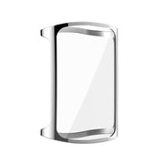 For Fitbit Charge 6 / 5 TPU Shell + Film Integrated Watch Protective Case(White)