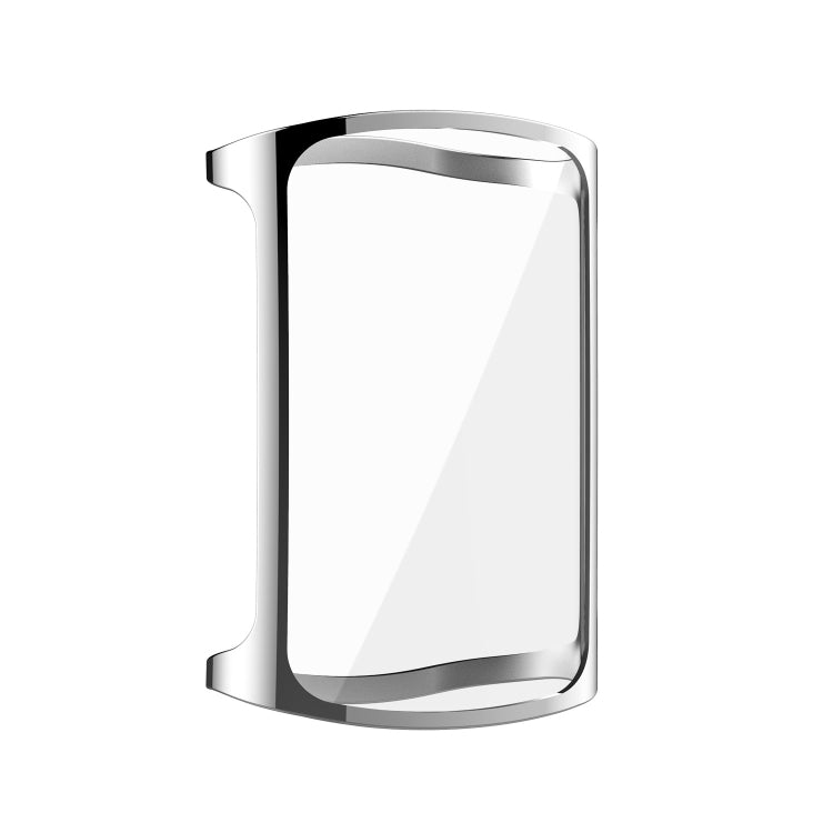For Fitbit Charge 6 / 5 TPU Shell + Film Integrated Watch Protective Case(White)