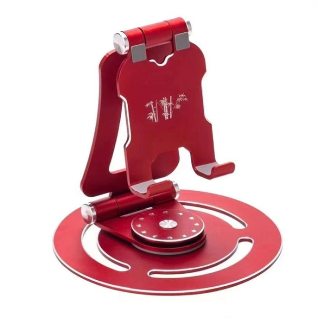 G60 Portable Folding 360-Degree Rotating Desktop Phone Tablet Holder(Red)