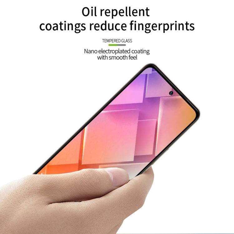 For vivo Y200e MOFI 9H 2.5D Full Screen Tempered Glass Film(Black) - vivo Tempered Glass by MOFI | Online Shopping South Africa | PMC TechLife | Buy Now Pay Later Mobicred