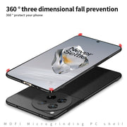 For OnePlus 12 MOFI Fandun Series Frosted PC Ultra-thin All-inclusive Phone Case(Black)