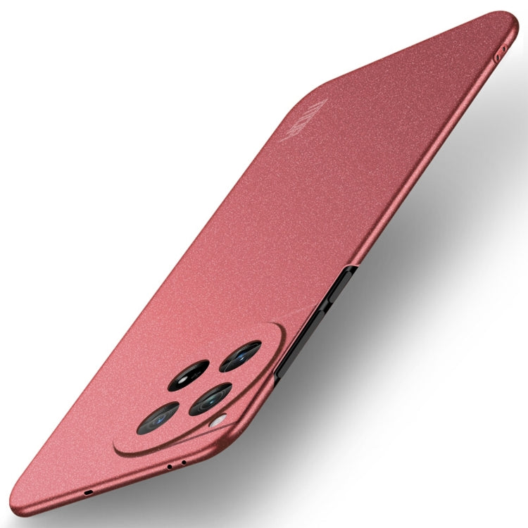 For OnePlus 12 MOFI Fandun Series Frosted PC Ultra-thin All-inclusive Phone Case(Red) - free shipping - PMC TechLife - Order now!