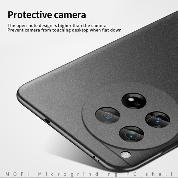 For OnePlus 12 MOFI Fandun Series Frosted PC Ultra-thin All-inclusive Phone Case(Red)
