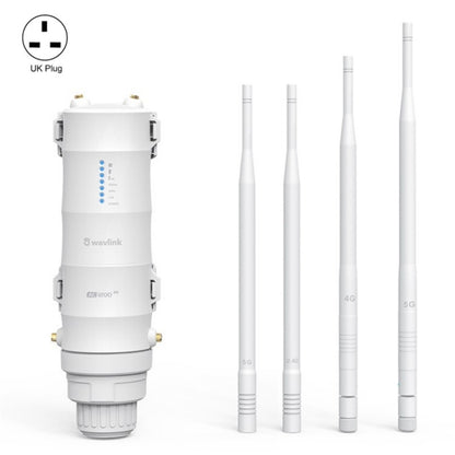 WAVLINK WN572HE4D AC1200 4G LTE WiFi Dual Band 4 Detachable Antennas Router, Plug:UK Plug - free shipping - PMC Jewellery - Order now!