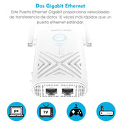 WAVLINK WN579X3 With 5dBi Antennas AC1200 Wireless Router 2.4G / 5G Dual Band WiFi Repeater, Plug:US Plug