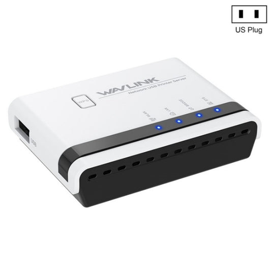 WAVLINK NU516U1 USB2.0 Wireless Printer Server With 10 / 100Mbps LAN / Bridge WiFi(US Plug) - Printer Accessories by WAVLINK | Online Shopping South Africa | PMC Jewellery | Buy Now Pay Later Mobicred