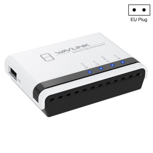 WAVLINK NU516U1 USB2.0 Wireless Printer Server With 10 / 100Mbps LAN / Bridge WiFi(EU Plug) - Power Adapter by WAVLINK | Online Shopping South Africa | PMC Jewellery | Buy Now Pay Later Mobicred