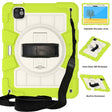 For iPad Air 11 2024 Silicone Hybrid PC Shockproof Tablet Case with Shoulder Strap(Love Birds Green) - iPad Air 11 2024 Cases by PMC TechLife | Online Shopping South Africa | PMC TechLife | Buy Now Pay Later Mobicred