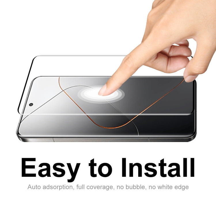 For Xiaomi 14 Pro 2pcs ENKAY Hat-Prince Heat Bending Full Side Glue Tempered Glass Film