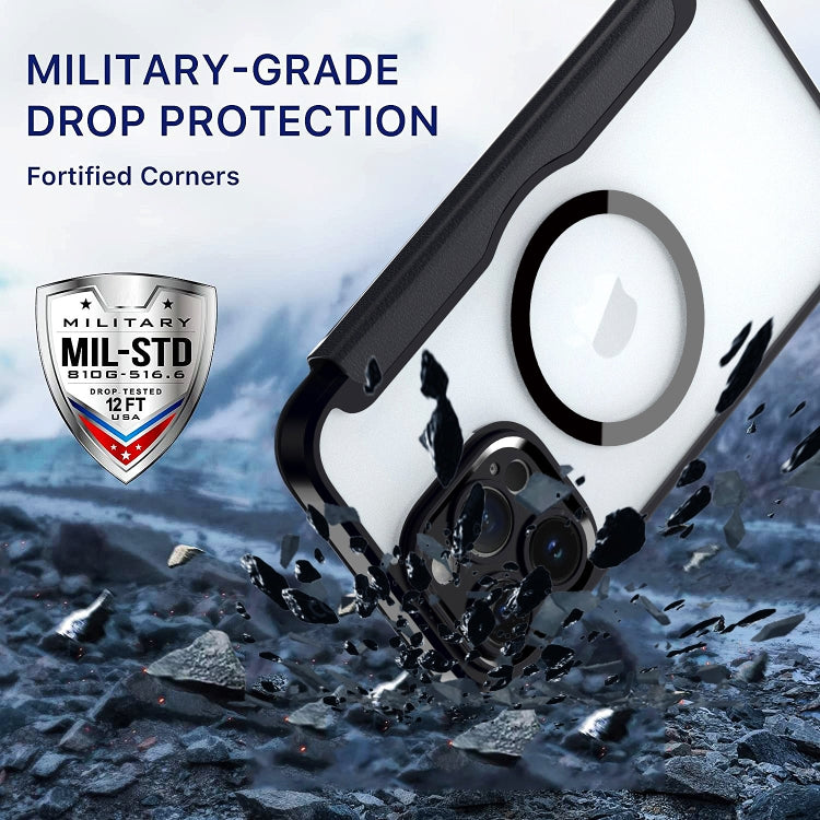 For iPhone 15 Pro Max MagSafe RFID Blocking Adsorption Flip Leather Phone Case(Red) - iPhone 15 Pro Max Cases by PMC TechLife | Online Shopping South Africa | PMC TechLife | Buy Now Pay Later Mobicred