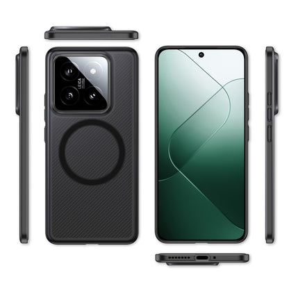 For Xiaomi 14 Pro MagSafe Frosted PP Shockproof Phone Case(Grey) - free shipping - PMC Jewellery - Order now!