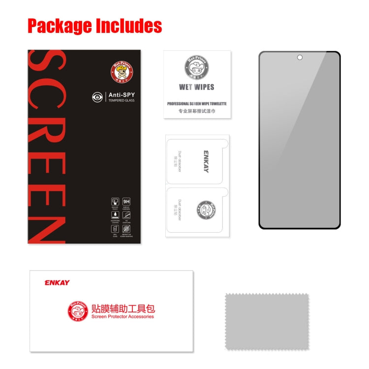 For Xiaomi 14 ENKAY Hat-Prince 28 Degree Anti-peeping Privacy Silk Screen Tempered Glass Film