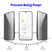 For Xiaomi 14 2pcs ENKAY Hat-Prince 28 Degree Anti-peeping Privacy Silk Screen Tempered Glass Film