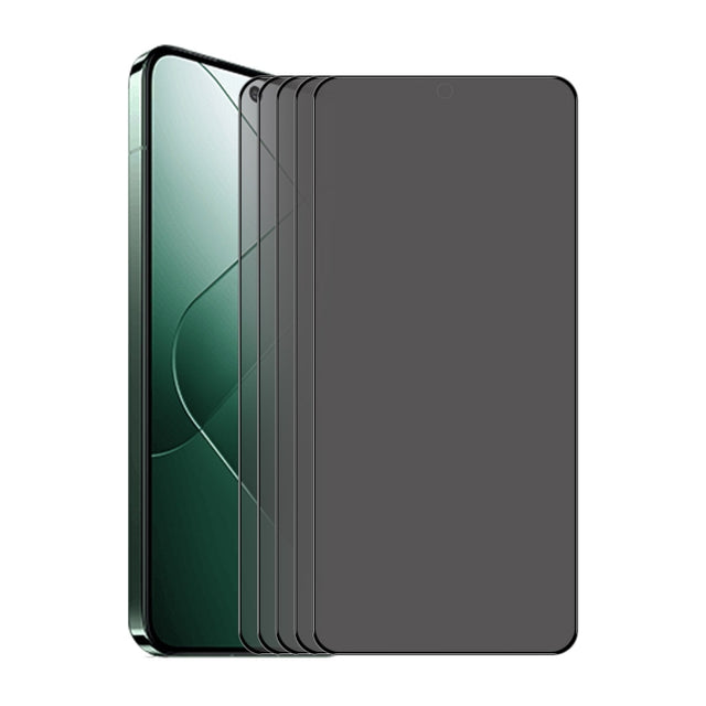 For Xiaomi 14 5pcs ENKAY Hat-Prince 28 Degree Anti-peeping Privacy Silk Screen Tempered Glass Film