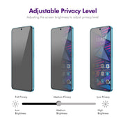 For Redmi K70 / K70e / K70 Pro 5pcs ENKAY Hat-Prince 28 Degree Anti-peeping Privacy Silk Screen Tempered Glass Film