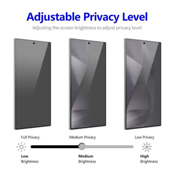For Samsung Galaxy S24 Ultra 5G 2pcs ENKAY Hat-Prince 28 Degree Anti-peeping Privacy Tempered Glass Film
