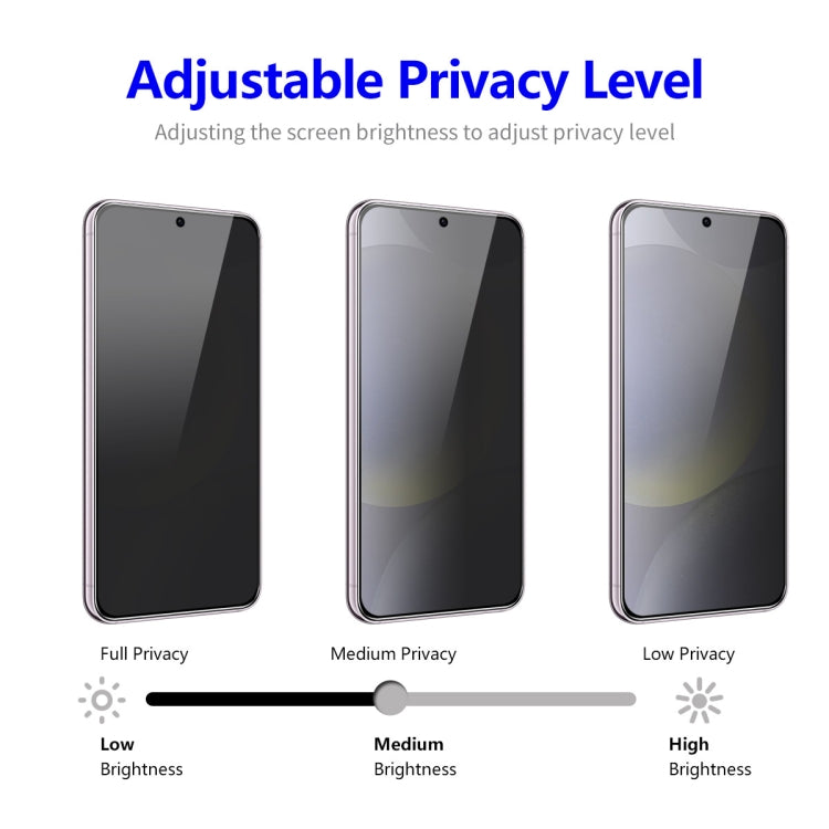 For Samsung Galaxy S24 FE 5G 2pcs ENKAY Hat-Prince 28 Degree Anti-peeping Privacy Tempered Glass Film