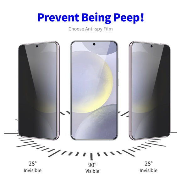 For Samsung Galaxy S24 FE 5G ENKAY Hat-Prince 28 Degree Anti-peeping Privacy Tempered Glass Film