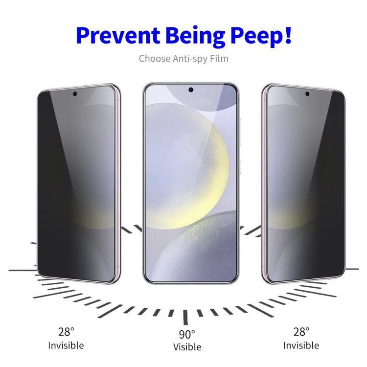 For Samsung Galaxy S24 FE 5G ENKAY Hat-Prince 28 Degree Anti-peeping Privacy Tempered Glass Film