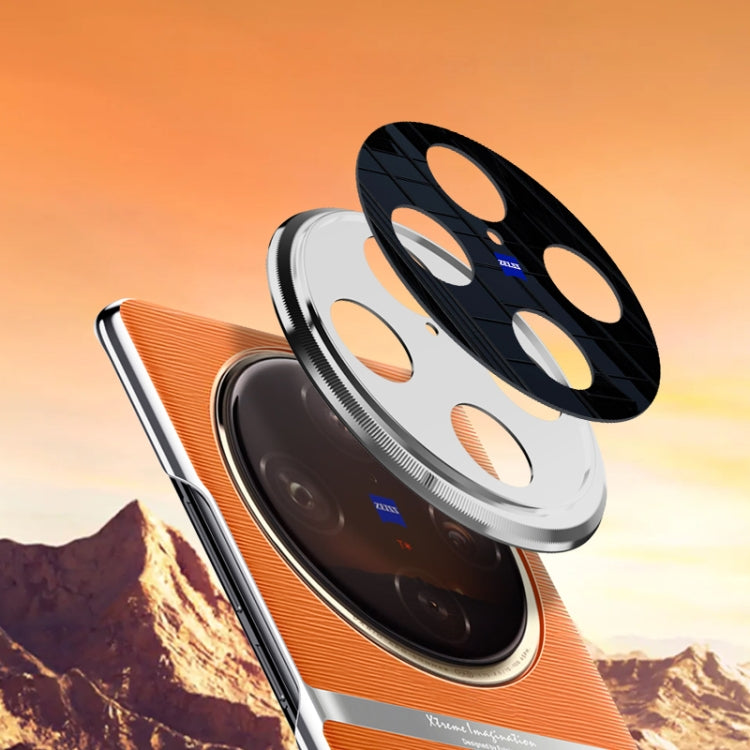 For vivo X100 Pro Electroplating Plain-leather All-inclusive Shockproof Phone Case(White) - X100 Pro Cases by PMC TechLife | Online Shopping South Africa | PMC TechLife | Buy Now Pay Later Mobicred