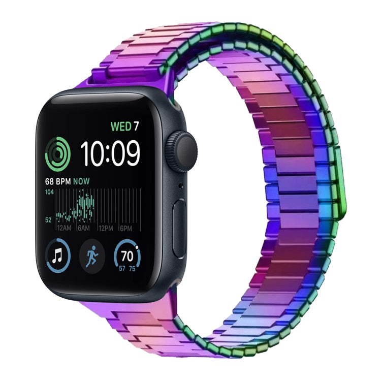 For Apple Watch SE 2022 40mm Bamboo Magnetic Stainless Steel Metal Watch Strap(Color) - Watch Bands by PMC TechLife | Online Shopping South Africa | PMC TechLife