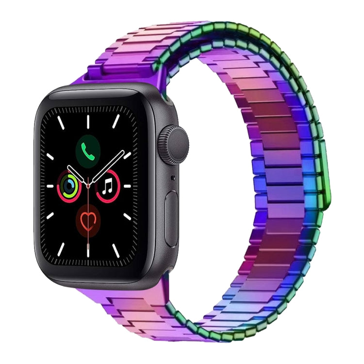 For Apple Watch Series 5 40mm Bamboo Magnetic Stainless Steel Metal Watch Strap(Color) - Watch Bands by PMC TechLife | Online Shopping South Africa | PMC TechLife