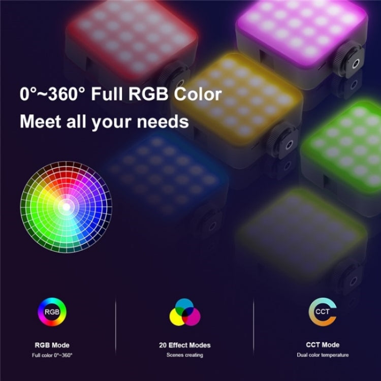VLOGLITE T64RGB Mini Pocket Beauty Light Portable RGB Fill Light Cell Phone Camera Video Fill Light - free shipping - PMC Jewellery - Order now!