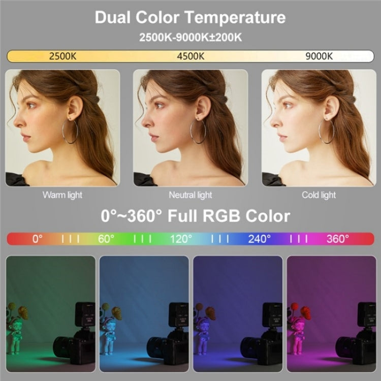 VLOGLITE T64RGB Mini Pocket Beauty Light Portable RGB Fill Light Cell Phone Camera Video Fill Light - free shipping - PMC Jewellery - Order now!