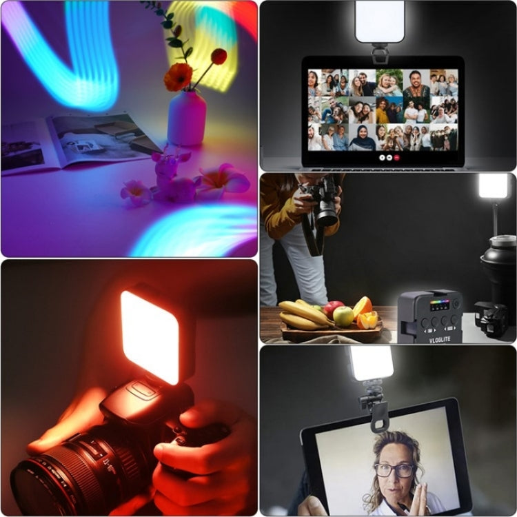 VLOGLITE T64RGB Mini Pocket Beauty Light Portable RGB Fill Light Cell Phone Camera Video Fill Light - free shipping - PMC Jewellery - Order now!