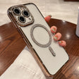 For iPhone 16 Pro Max Diamond Plated MagSafe TPU Phone Case(Gold) - iPhone 16 Pro Max Cases by PMC TechLife | Online Shopping South Africa | PMC TechLife | Buy Now Pay Later Mobicred