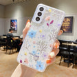 For Samsung Galaxy A54 5G Fresh Small Floral Epoxy TPU Phone Case(D05 Blue Floral) - Galaxy Phone Cases by PMC TechLife | Online Shopping South Africa | PMC TechLife
