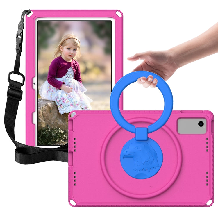For Lenovo M10 Plus Gen3 TB-125F 10.6 EVA Hybrid PC Shockproof Tablet Case(Rose Red) - Lenovo by PMC TechLife | Online Shopping South Africa | PMC TechLife | Buy Now Pay Later Mobicred