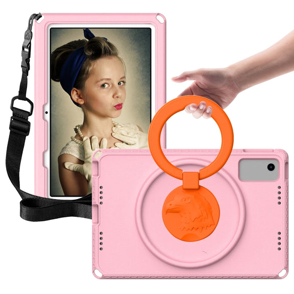 For Lenovo M10 Plus Gen3 TB-125F 10.6 EVA Hybrid PC Shockproof Tablet Case(Pink)