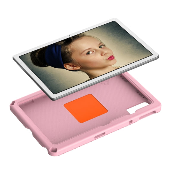 For Lenovo M10 Plus Gen3 TB-125F 10.6 EVA Hybrid PC Shockproof Tablet Case(Pink)