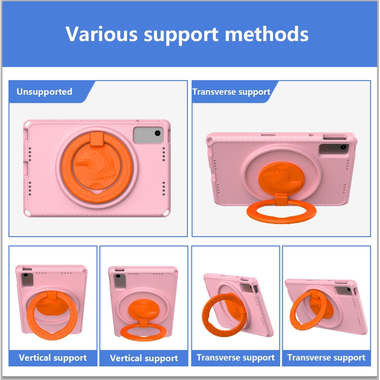 For Lenovo M10 Plus Gen3 TB-125F 10.6 EVA Hybrid PC Shockproof Tablet Case(Pink) - Lenovo by PMC TechLife | Online Shopping South Africa | PMC TechLife | Buy Now Pay Later Mobicred