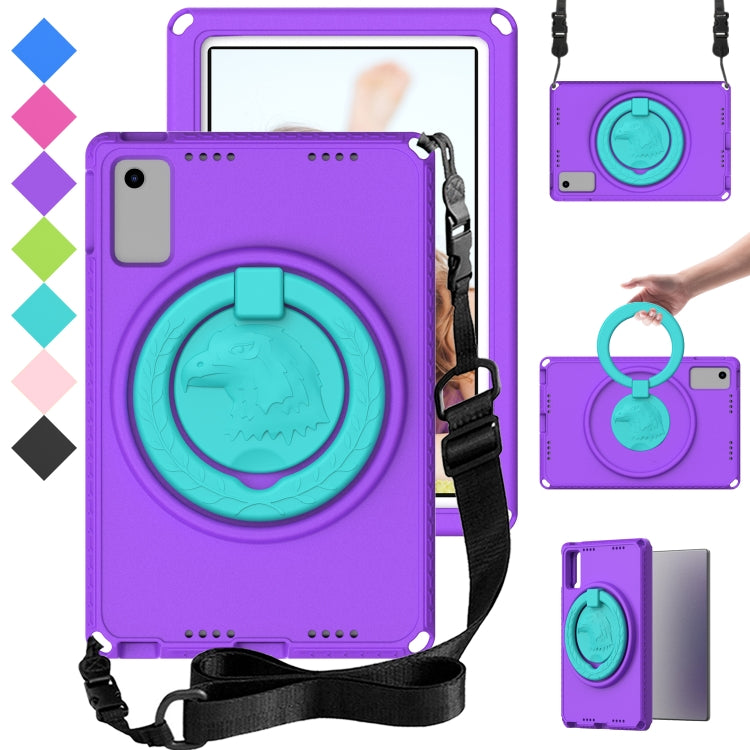 For Lenovo M10 Plus Gen3 TB-125F 10.6 EVA Hybrid PC Shockproof Tablet Case(Purple) - Lenovo by PMC TechLife | Online Shopping South Africa | PMC TechLife | Buy Now Pay Later Mobicred