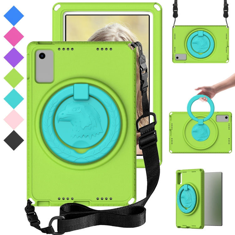 For Lenovo M10 Plus Gen3 TB-125F 10.6 EVA Hybrid PC Shockproof Tablet Case(Grass Green) - Lenovo by PMC TechLife | Online Shopping South Africa | PMC TechLife | Buy Now Pay Later Mobicred
