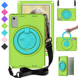 For Lenovo M10 Plus Gen3 TB-125F 10.6 EVA Hybrid PC Shockproof Tablet Case(Grass Green) - Lenovo by PMC TechLife | Online Shopping South Africa | PMC TechLife | Buy Now Pay Later Mobicred