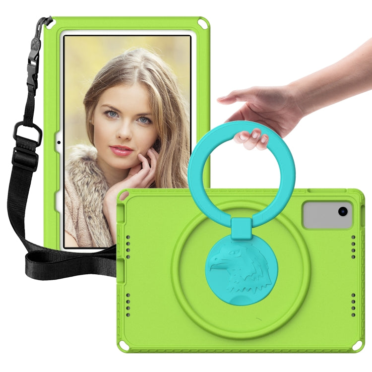 For Lenovo M10 Plus Gen3 TB-125F 10.6 EVA Hybrid PC Shockproof Tablet Case(Grass Green)