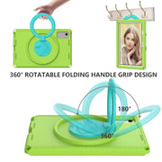 For Lenovo M10 Plus Gen3 TB-125F 10.6 EVA Hybrid PC Shockproof Tablet Case(Grass Green)