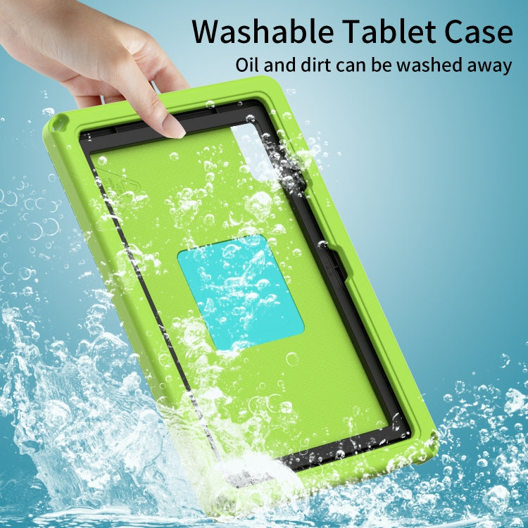For Lenovo M10 Plus Gen3 TB-125F 10.6 EVA Hybrid PC Shockproof Tablet Case(Grass Green)
