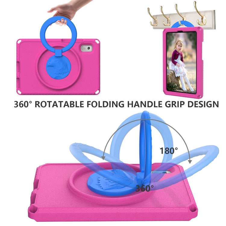 For Lenovo Tab M9 2023 EVA Hybrid PC Shockproof Tablet Case(Rose Red) - Lenovo by PMC TechLife | Online Shopping South Africa | PMC TechLife | Buy Now Pay Later Mobicred