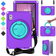 For Lenovo Tab M9 2023 EVA Hybrid PC Shockproof Tablet Case(Purple) - Lenovo by PMC TechLife | Online Shopping South Africa | PMC TechLife | Buy Now Pay Later Mobicred