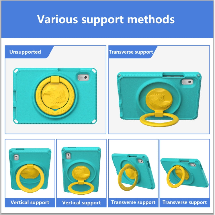 For Lenovo Tab M9 2023 EVA Hybrid PC Shockproof Tablet Case(Glacial Green) - Lenovo by PMC TechLife | Online Shopping South Africa | PMC TechLife | Buy Now Pay Later Mobicred