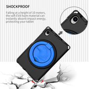 For TCL Tab 8 LE / WiFi 2023 EVA Hybrid PC Shockproof Tablet Case with Frame(Black)